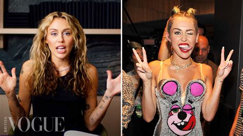 miley cyrus on vogue|Miley Cyrus Breaks Down 17 Memorable Looks From .